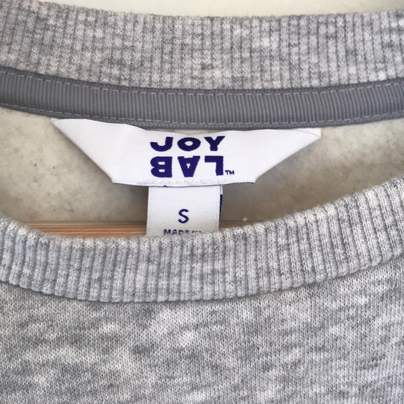 JoyLab Tops Joy Lab Small Colorblock Soft Cropped Crewneck Nwt